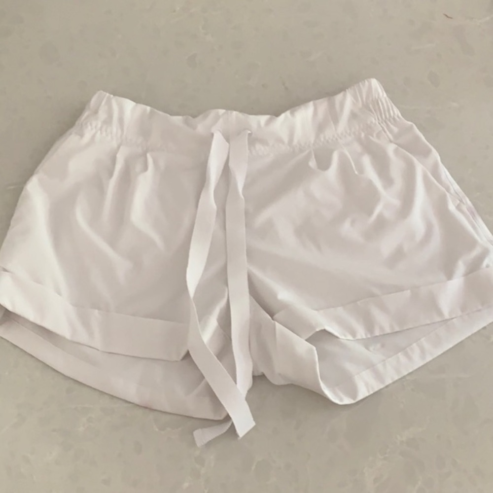 White Lululemon Shorts
